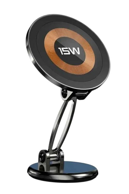 15W Magnetic Dashboard Phone Mount - N52 Fast Wireless Charger